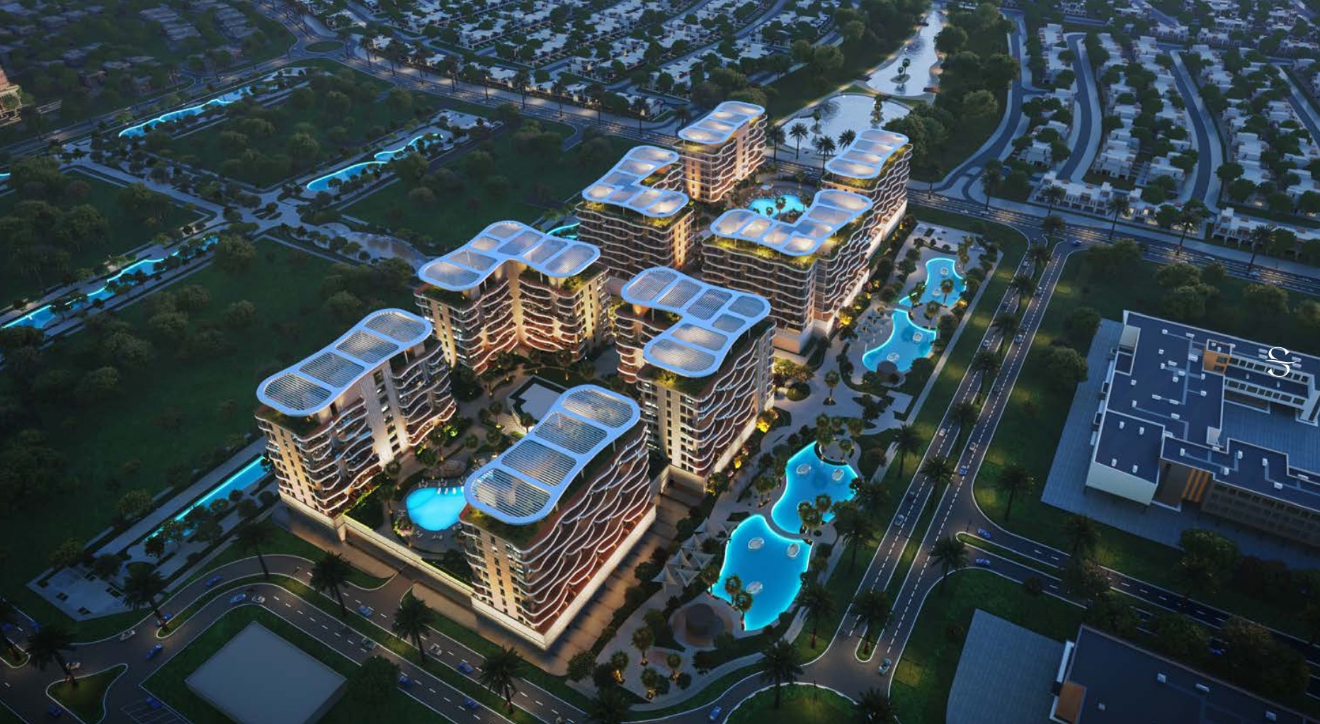 Sorrento Lagoon Views representative developer rendering